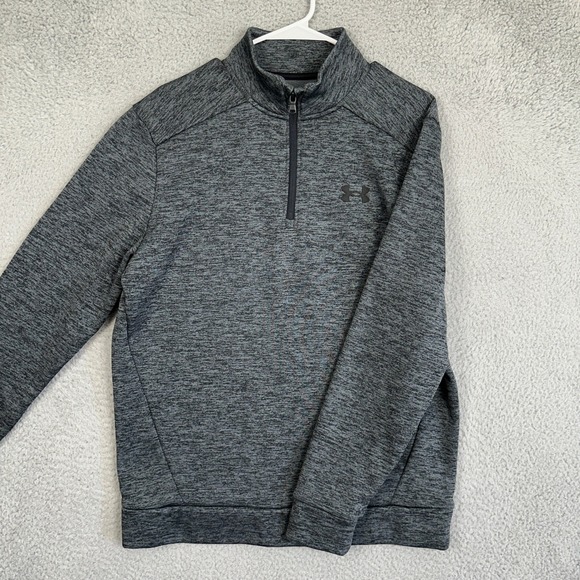 Under Armour Other - Under Armour Sweatshirt Mens Medium Grey Quarter Zip Pullover Heather Loose Fit